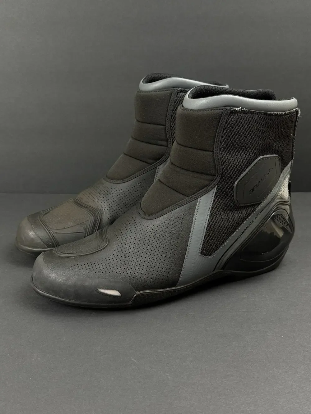 DAINESE Dinamica Air Men’s Size 11 Black Motorcycle Riding Shoes Sneakers
